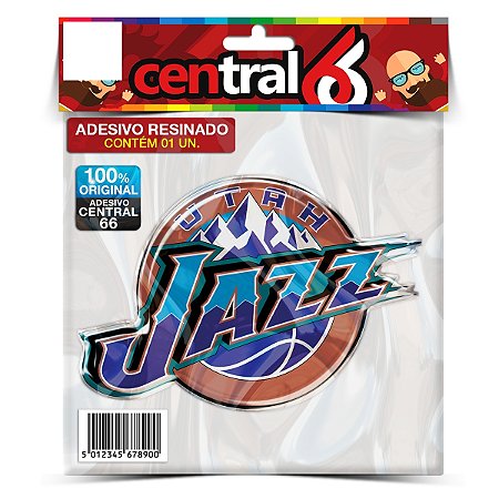 Adesivo Resinado Time - Utah Jazz