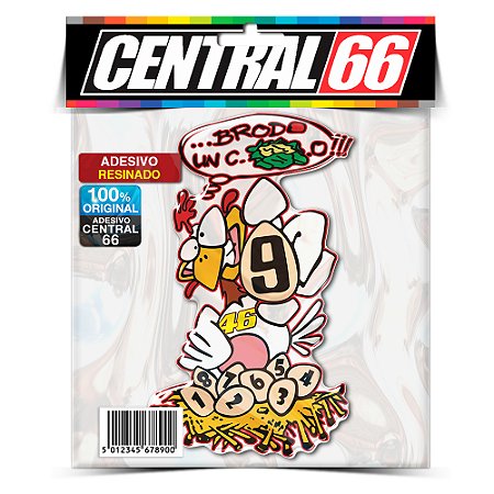 Adesivo Resinado Valentino - Gallina ( 9 )