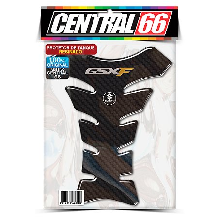 Tankpad Suzuki GSX-F M2 - Logo Dourado Adesivo Protetor Resinado