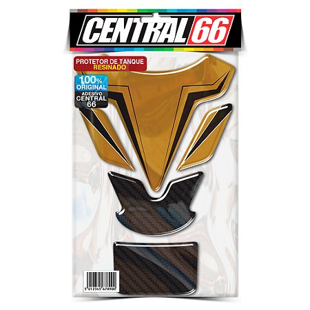 Tankpad Universal Cor M1 - Dourado Adesivo Protetor Resinado