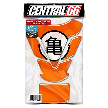 Tankpad Universal Dragon Ball M1 - Laranja Adesivo Protetor Resinado