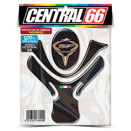 Tankpad Mv Agusta M1 - Carbono Preto 37 Volte Sem Faixa Adesivo Protetor Resinado