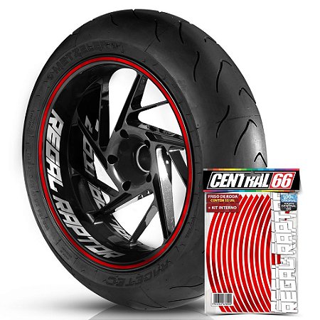 Kit Adesivo Interno de Roda G Regal Raptor + Friso Vermelho Refletivo