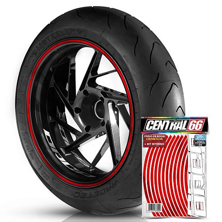 Kit Adesivo Interno de Roda P Orca + Friso Vermelho Refletivo