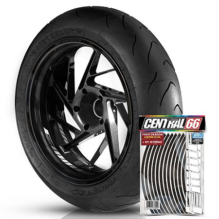 Kit Adesivo Interno de Roda P Emme + Friso Preto
