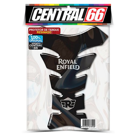 Tankpad Royal Enfield Adesivo Orbital Preto Total