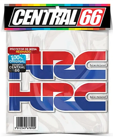 Kit Adesivos Resinados Honda - 2 Logos HRC