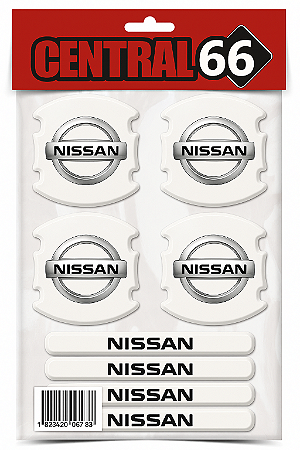 Kit Protetores de Maçaneta Nissan - Transparente