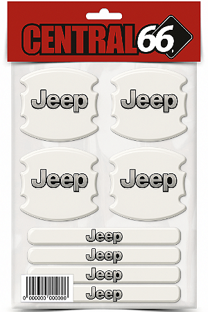 Kit Protetores de Maçaneta Jeep - Transparente