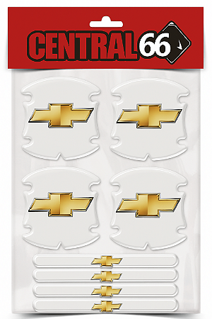 Kit Protetores de Maçaneta Chevrolet - Transparente