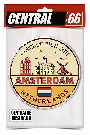 Adesivo Resinado Amsterdam -10cm
