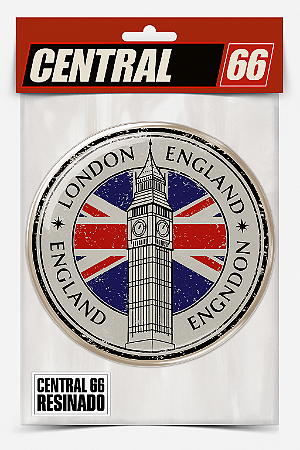 Adesivo Resinado Londres Inglaterra -10 cm M1
