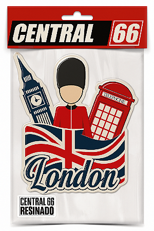 Adesivo Resinado Londres Inglaterra -10 cm M2