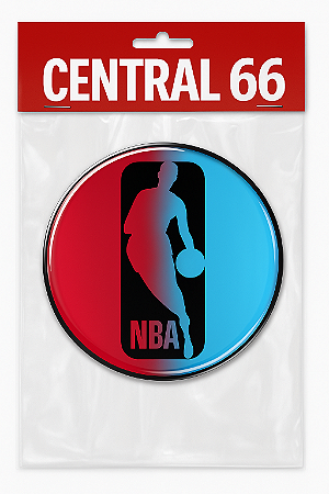 Adesivo Resinado NBA Logo -10cm