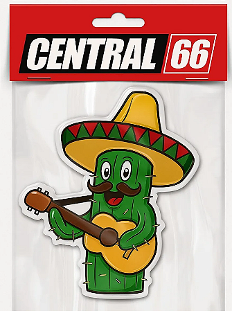 Adesivo Cacto Chapéu México Resinado