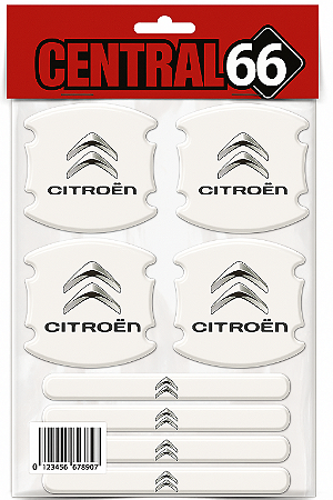 Kit Protetores de Maçaneta Citroen- Transparente