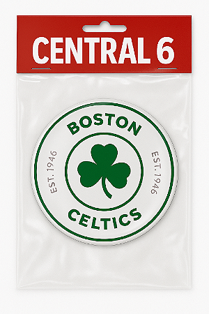 Adesivo Resinado NBA Boston Celtics -10cm