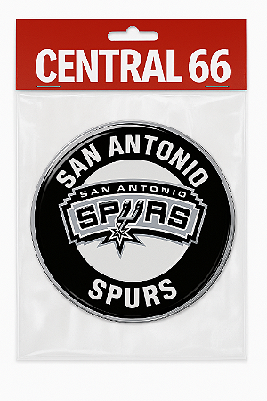 Adesivo San Antonio Spurs Resinado NBA - 10cm