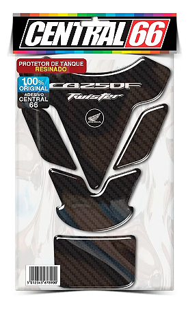 Tankpad Honda CB 250F Twister (New) - Carbono Preto Total (TK1112)