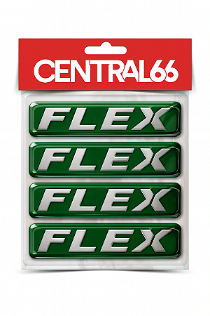 Kit 4 Adesivos Flex Honda City Civic Fit 2009 10 11 12 13 14 15 16