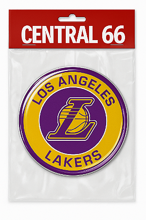 Adesivo Resinado NBA Los Angeles Lakers -10cm