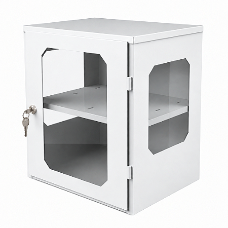 Armário Vitrine De Parede 1 Porta (Visor em Acrílico) - Salutem