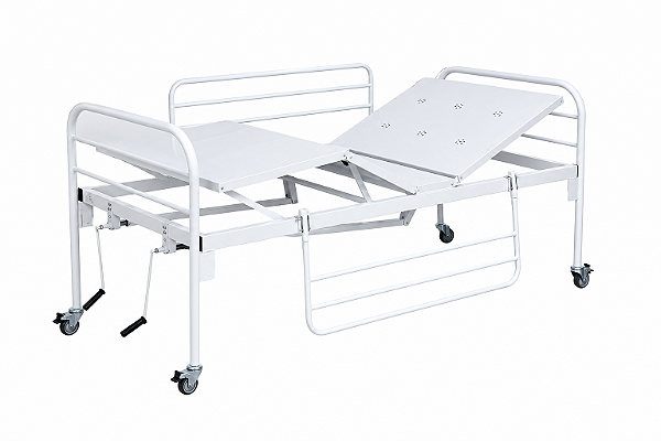 Cama Hospitalar Fowler Standard C/ Rodizio até 120kg - Salutem