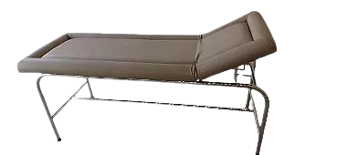 Mesa de Exames Clínicos Inox P/ 150Kg Cor Bege - Salutem