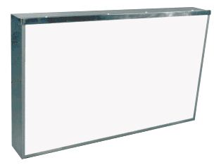 Negatoscópio de 2 Corpos para Parede Inox Led Bivolt - Salutem