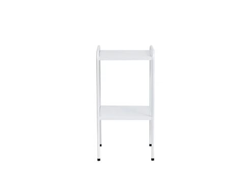 Mesa auxiliar 40x40x80 Em Inox Ponteira - Salutem