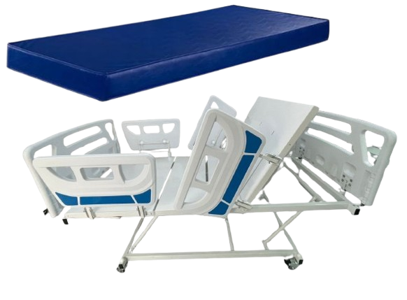 Kit Cama Motorizada Com Regulagem de Altura e Colchão D33 + Brinde- Salutem moveis Hospitalares