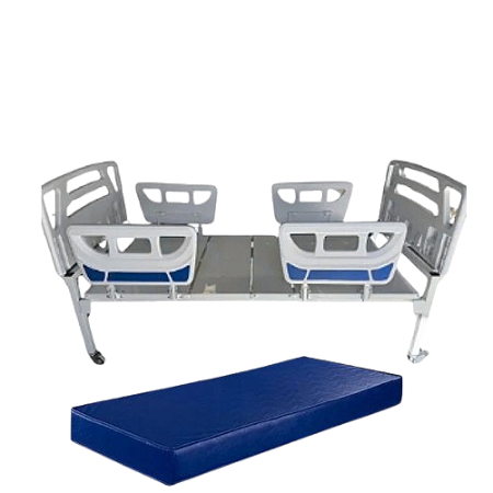 Cama Motorizada Fowler Altura Fixa e colchão D33 + Brinde - Salutem Moveis Hospitalares