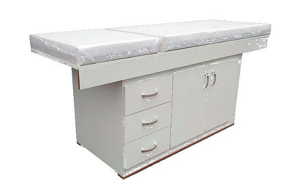 Mesa Para Massagem em MDF com 3 Módulos - Salutem Móveis Hospitalares