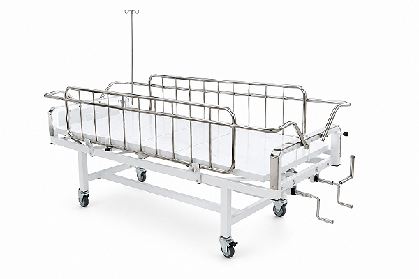 Cama de Recuperação C/ Grades Inox - Salutem