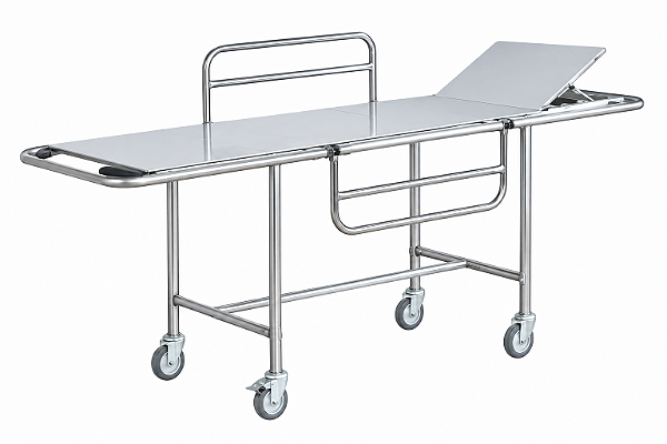 Carro Padiola Rodízios de 5" C/ Grade TT Inox - Salutem