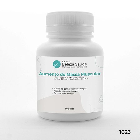 Cápsulas para Ganho de Massa Muscular - 60 doses