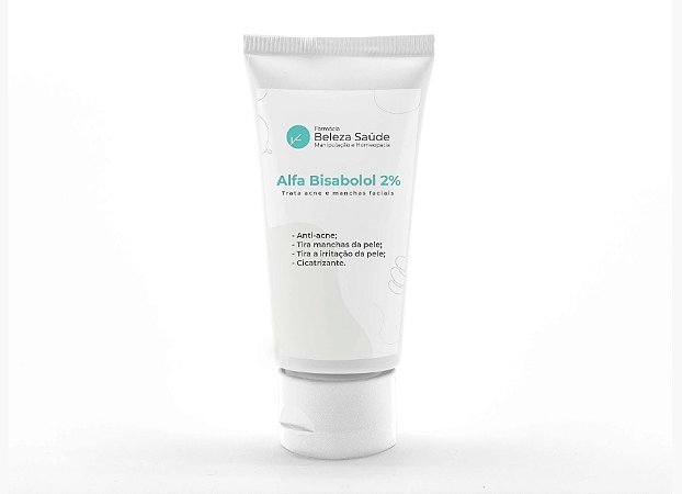 Alfa Bisabolol 2% - Tratamento da Acne e Manchas Faciais - 40g