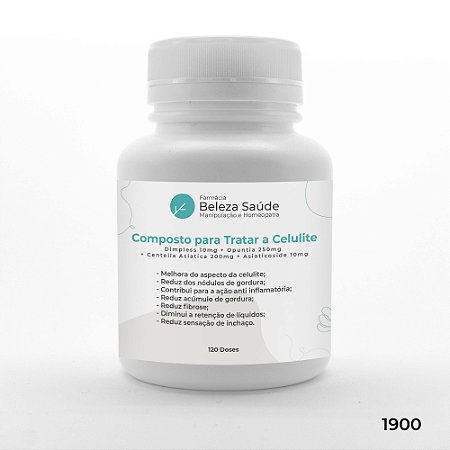 Composto para Tratar a Celulite - Inflamações e Ondulações - 120 doses