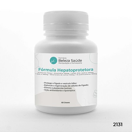 Fígado Protegido : Fórmula Hepatoprotetor Forte - 60 doses