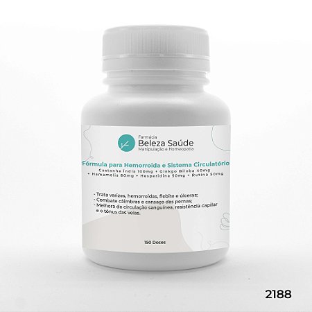 Fórmula Forte para Hemorroida e Sistema Circulatório - 150 doses