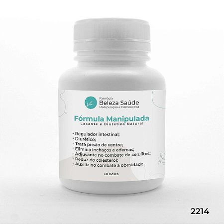 Fórmula Manipulada Laxante e Diurético Natural - 60 doses