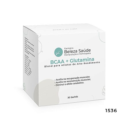 Blend para Atletas de Alto Rendimento - BCAA + Glutamina - 30 doses