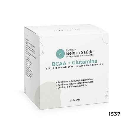 Blend para Atletas de Alto Rendimento - BCAA + Glutamina - 60 doses