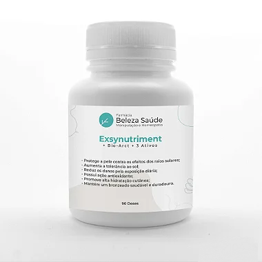 Exsynutriment + Bio-Arct + 3 Ativos - Pele Linda e Bronzeada - 90 doses