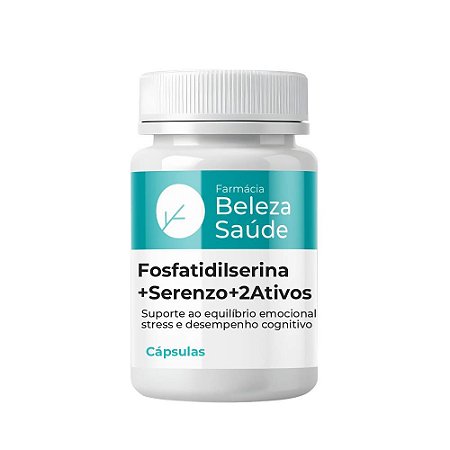 Fosfatidilserina + Serenzo + 2 Ativos - 90 doses