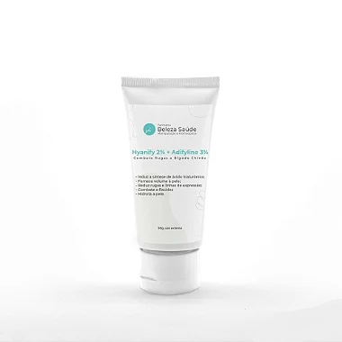 Hyanify 2% + Adifyline 3%  - Combate Rugas e Bigode Chinês - 90g