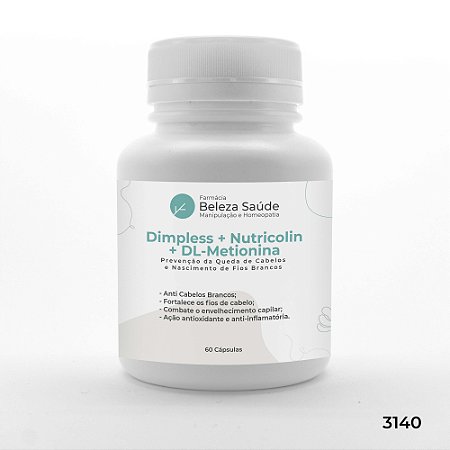 Dimpless 10mg + Nutricolin 150mg + DL-Metionina 500mg - 60 Cápsulas