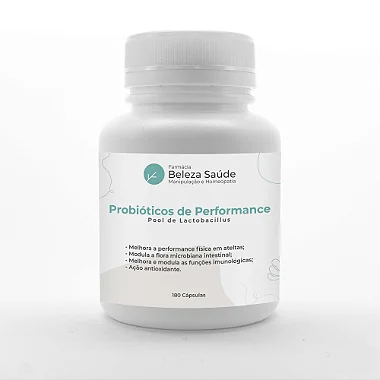 Probióticos de Performance - Pool de Lactobacillus - 180 Cápsulas