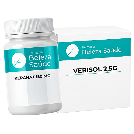 Kit Verisol 30 Sachês e Keranat - 60 Cápsulas