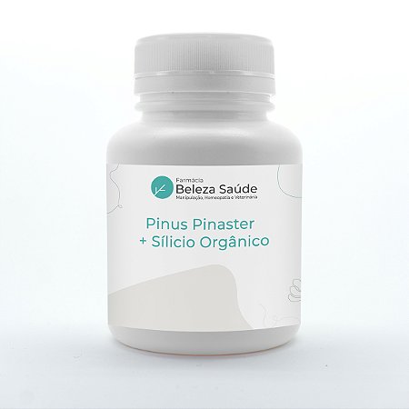 Pinus Pinaster + Sílicio Orgânico - Combate Rugas - 30 Cápsulas